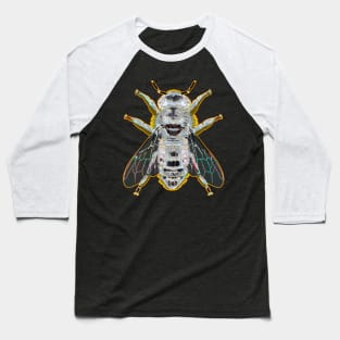 Crazy Seethrough Bee Body Baseball T-Shirt